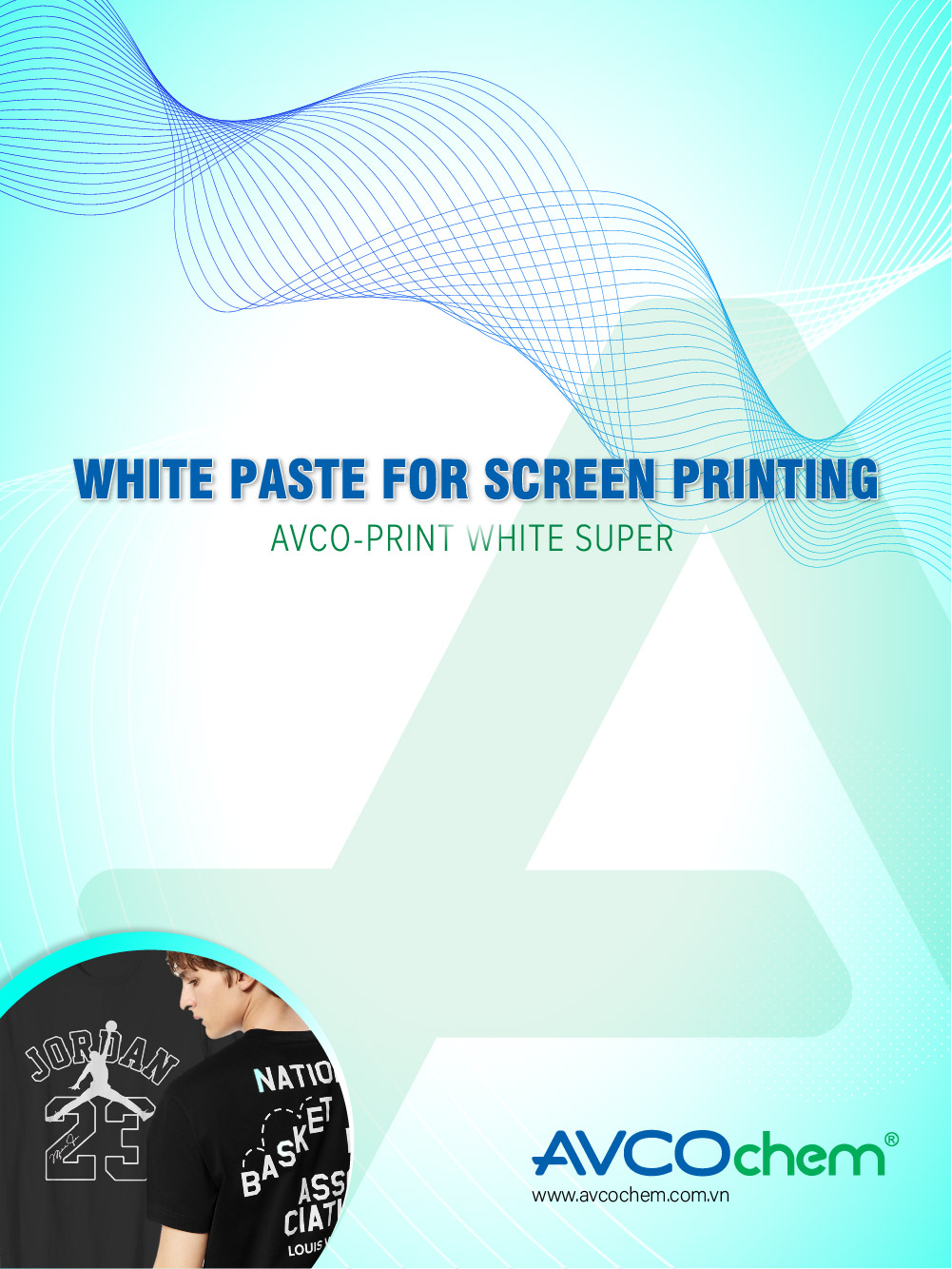 WHITE PASTE FOR SCREEN PRINTING